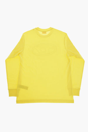 T-shirt A Maniche Lunghe con Monogram in Rilievo