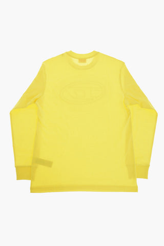 Long-Sleeve T-Shirt with Embossed Monogram
