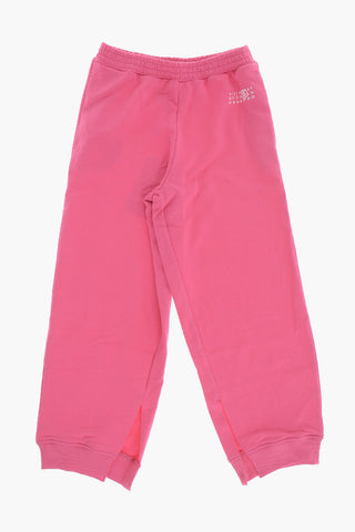 MM6 Brushed Cotton Joggers with Side Slits