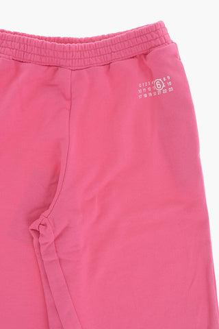 MM6 Brushed Cotton Joggers with Side Slits