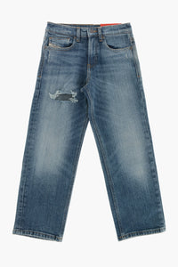 Loose-Fit-Jeans Mit Rissen