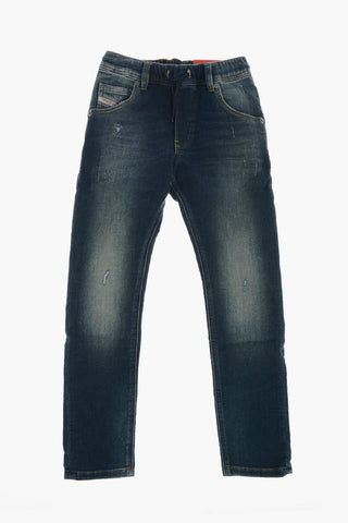 Jogg Jeans KROOLEY-NE-J JJJ 빈티지 효과 밴딩 허리