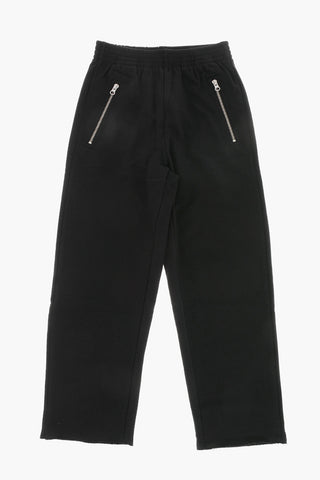 MM6 Pantaloni in Felpa con Elastico in Vita