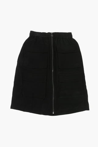 Gonna Cargo in Satin con Monogram Tono su Tono