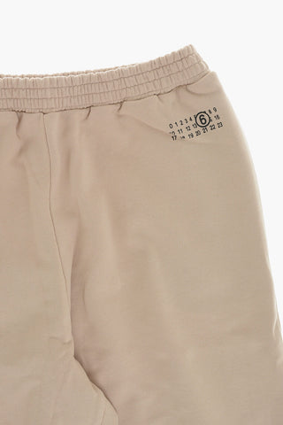MM6 Wide-Leg Joggers with Ankle Split