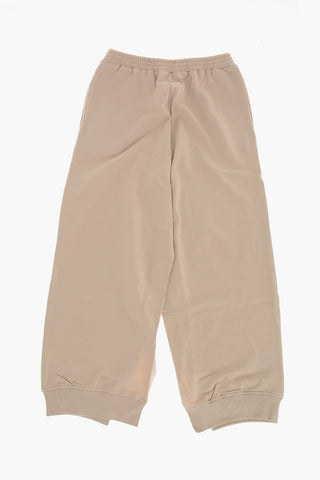 MM6 Wide-Leg Joggers with Ankle Split