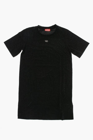 T-Shirt-Kleid Mit Strass