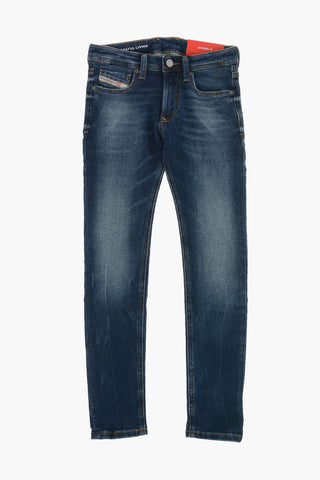 Stonewashed Jeans 1979 SLEENKER With Branded Button