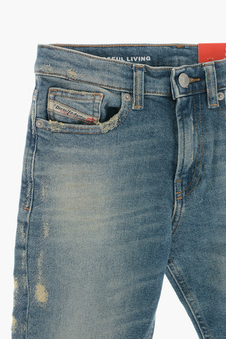 Loose-Fit-Jeans im Stonewashed-Look