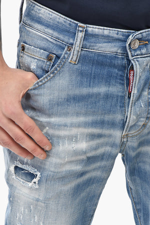 Cropped-Fit Stretch Denim Jeans SAILOR 15cm