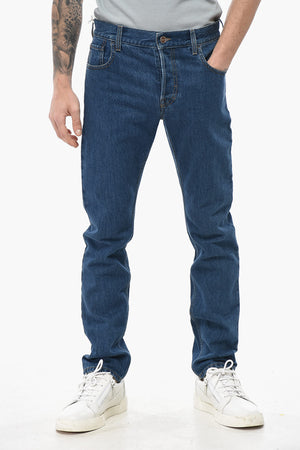 Regular Fit Jeans With Branded Button 16cm
