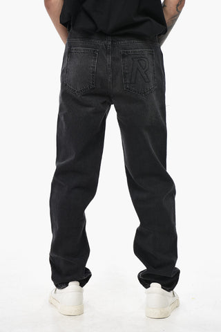 Straight-Leg Jeans Dark Wash 19cm