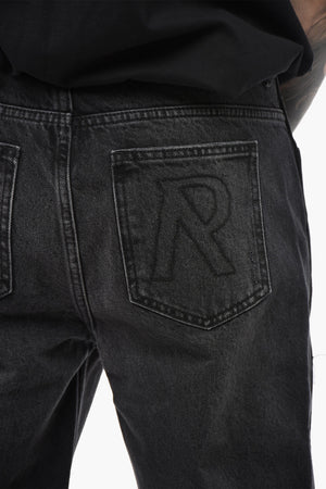 Straight-Leg Jeans Dark Wash 19cm