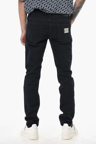 Skinny Fit Stretch Denim Jeans 16cm