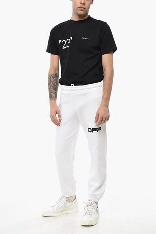 Joggers AIRPORT TAPE aus angerauter Baumwolle