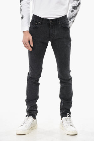 Skinny Fit Stretch Denim Jeans 15cm