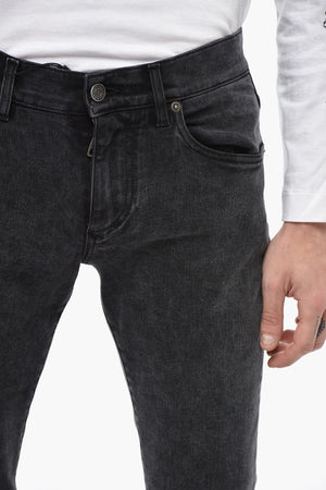 Skinny Fit Stretch Denim Jeans 15cm