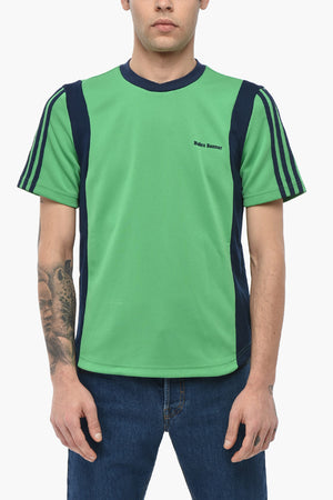 ADIDAS Two-Tone T-Shirt with Embossed Logo