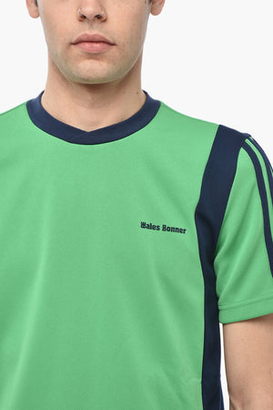 ADIDAS Two-Tone T-Shirt with Embossed Logo