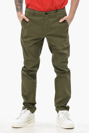 Cotton Regular-Waist Pants DAVID