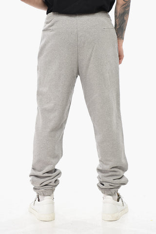Joggers in Cotone Garzato LOGO con Coulisse