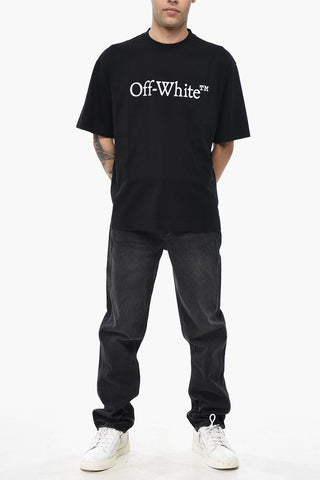 Rundhals-T-Shirt BIG BOOKISH aus Baumwolle