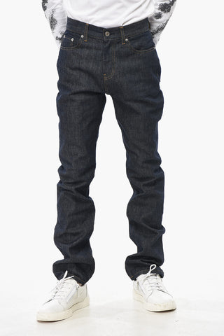 Skinny Jeans Mid-Rise Aus Dunkel Gewaschenem Denim 19cm