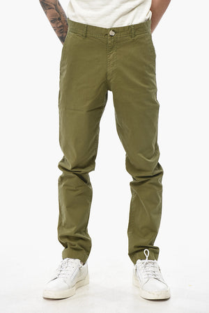 Chinohose aus Stretch-Baumwolle in Uni
