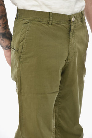 Chinohose aus Stretch-Baumwolle in Uni