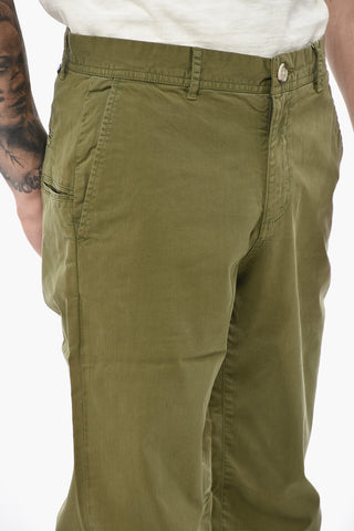 Chinohose aus Stretch-Baumwolle in Uni