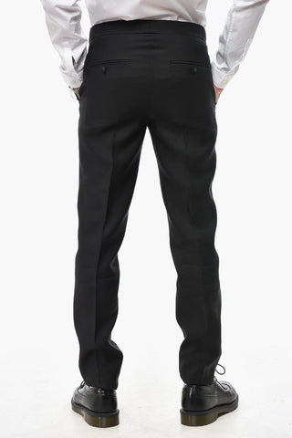 Pantaloni LONDON In Lana Vergine E Seta