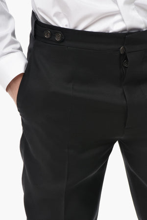 Virgin Wool and Silk Trousers LONDON
