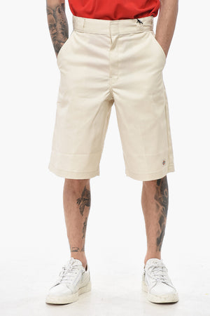 Cotton-Blend Shorts with Belt Loops