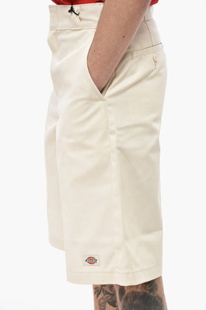 Cotton-Blend Shorts with Belt Loops