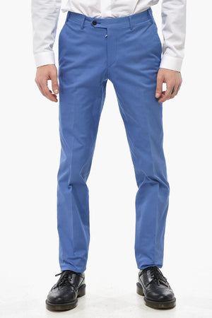 Stretch-Cotton Plain Pants ACADEMY