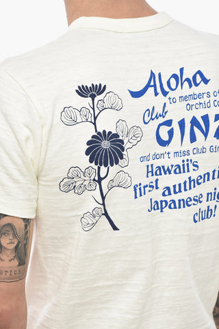 T-shirt Girocollo in Cotone Stampata