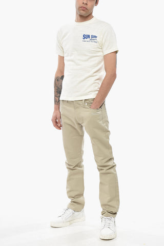 T-shirt Girocollo in Cotone Stampata