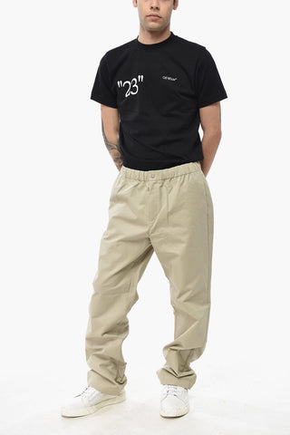 Cotton Chino Pants ABBEY With Elastic Waist
