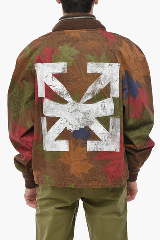 Camouflage-Jacke AGREEMENT mit Rückenaufdruck