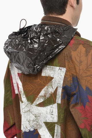 Camouflage-Jacke AGREEMENT mit Rückenaufdruck