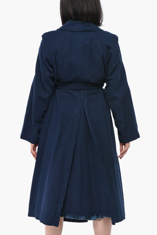 EMPORIO Double-Breasted Belted Coat