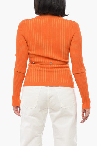 Crewneck SNAP Sweater with Modular Design