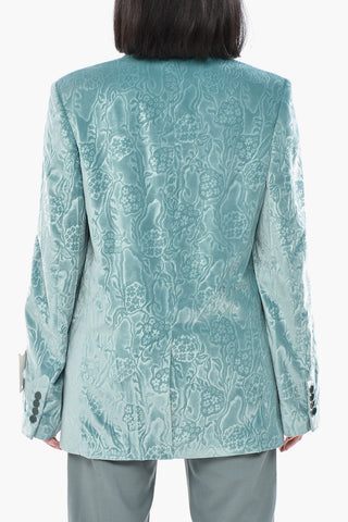 FORMAL Damask Velour Blazer TOMBOY