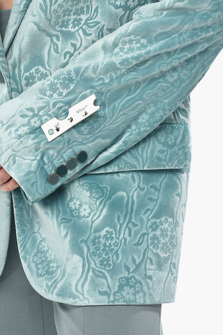 FORMAL Damask Velour Blazer TOMBOY