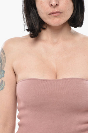 Elastisches Strick-Tube-Top