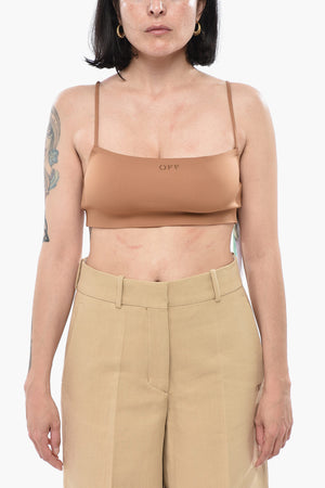SEASONAL Crop Top in Tessuto Stretch