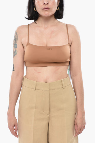 SEASONAL Crop Top in Tessuto Stretch