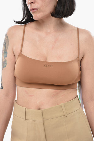 SEASONAL Crop Top in Tessuto Stretch