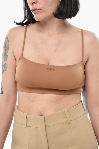 SEASONAL Crop Top in Tessuto Stretch