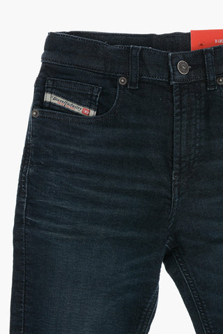 Stretch-Baumwoll-Jeans D-LUCAS mit Logo-Knopf